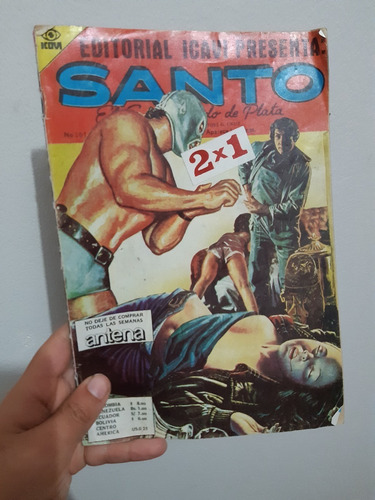 Yh Antigua Revista El Santo Enmascarado De Plata Colombia