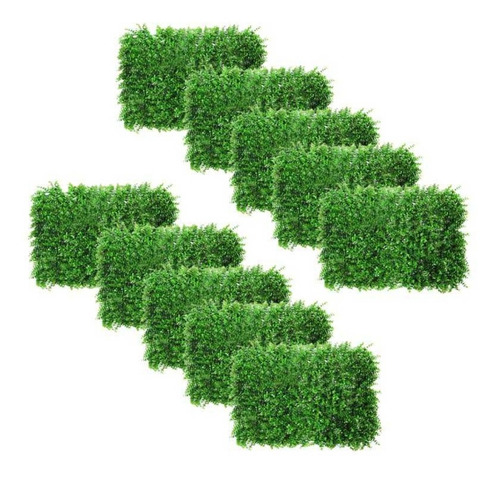Pack 10 Pasto Palmeta Artificial Espiral Vertical De 60x40