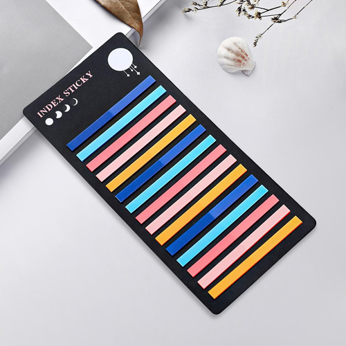 2 Uds., 300 Hojas, Pegatinas De Banderas Para Carpeta De