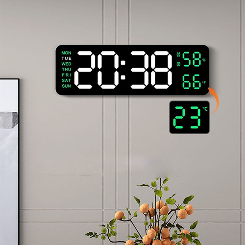 Reloj De Pared Electrónico Reloj De Mesa Con Pantalla De Par