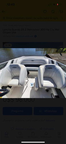 Imagen 7 de 12 de Wellcraft Scarab 29 Importada Unica!!! 2x 300hp