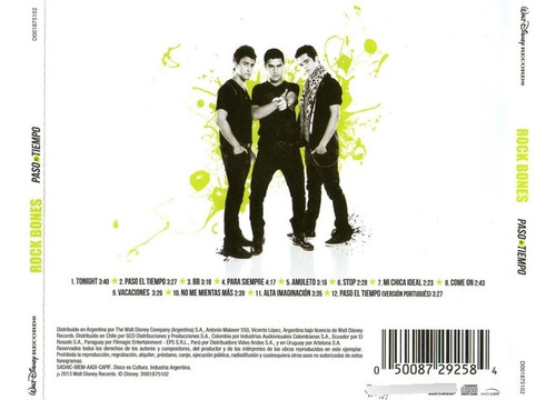 Rock Bones Paso El Tiempo Cd (Usado)