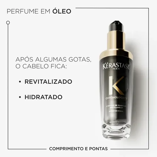 Óleo Kérastase Chronologiste L'Huile de Parfum Recarregável, 75 ml