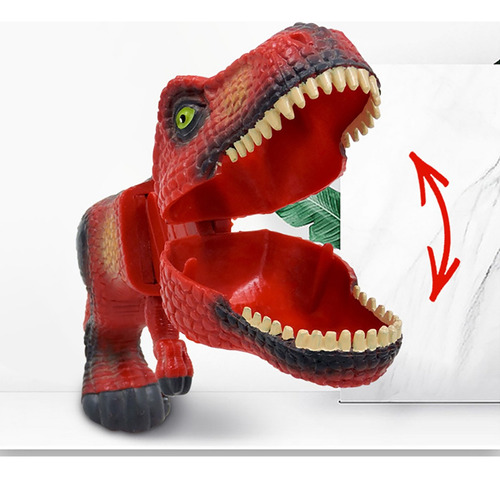 Marioneta De Mano De Dinosaurio Broma Mordida Dedo Retrae Ju