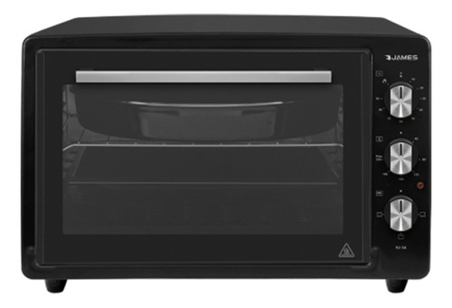 Horno Electrico De Mesa James Hj 34 Negro 34 Litros Amv