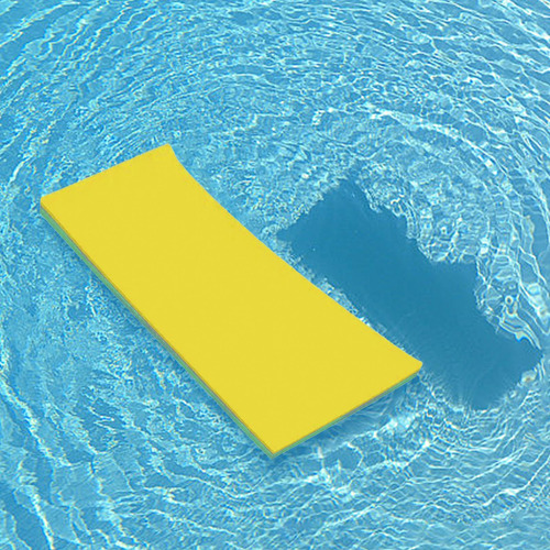 Colchoneta Flotante De Agua, Manta Flotante Amarillo Verde