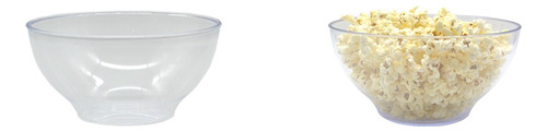 Bowls Mediano Plastico Cristal 700 Cc.15 Cm Diámetro X 1u