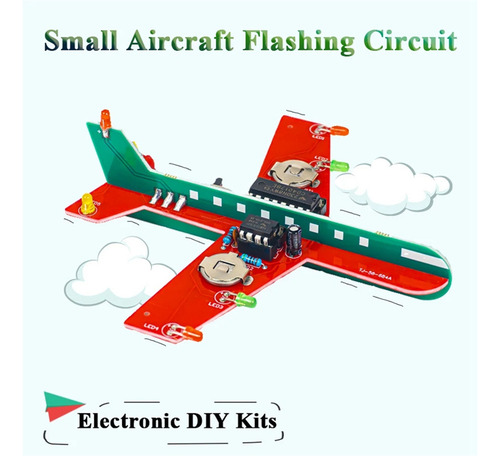 Lámpara De Flujo Cd4017 Con Circuito De Flash Para Aviones P
