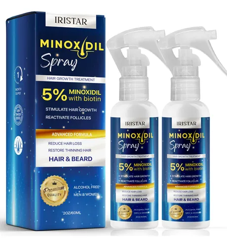 Spray Para El Crecimiento Del Cabello Iristar Minoxidil 5% P