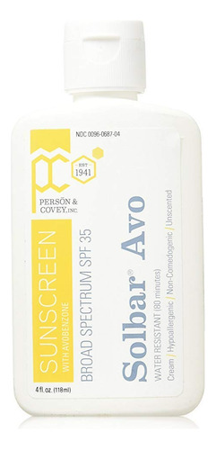 Solbar Avo Sunscreen Lotion Spf 35 4 Oz (paquete De 4)