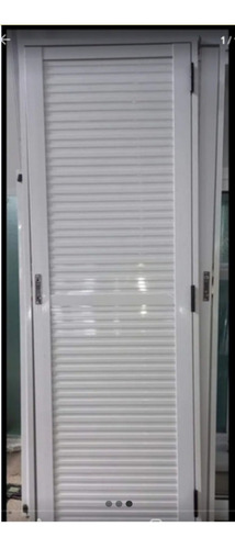 Puerta Aluminio Blanca 70x200