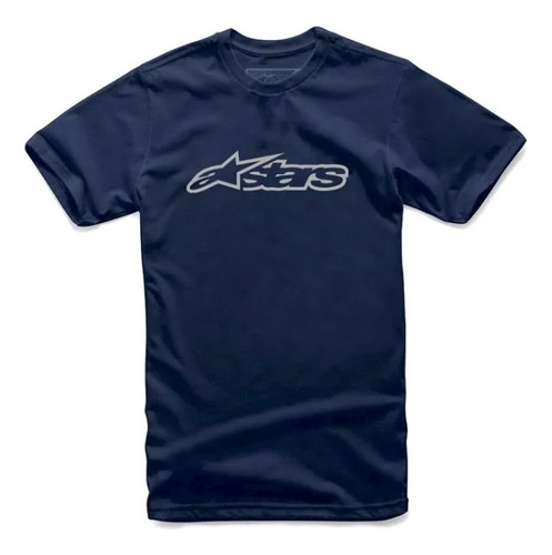 Remera Casual Alpinestars Blaze Tee Navy Motocross Juri 