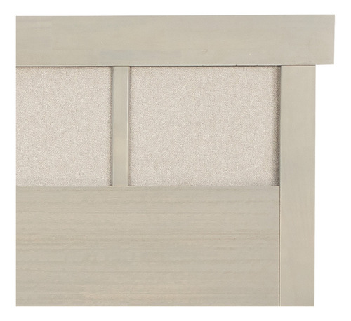Cama Europea Smart 2 Plazas + Respaldo Dublin Alpino