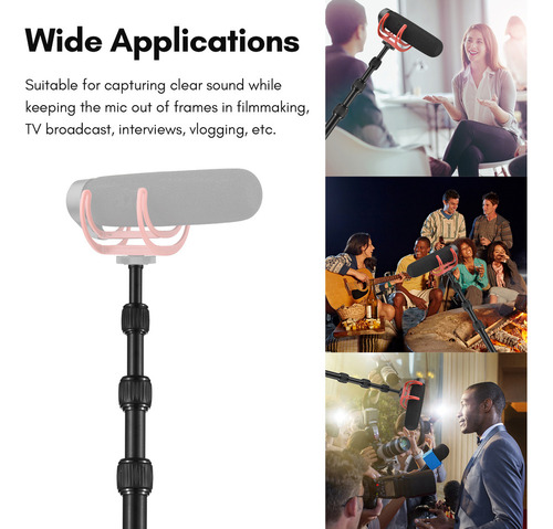 Micrófono De Mano Andoer Boom Arm, Micrófono Extensible De 5