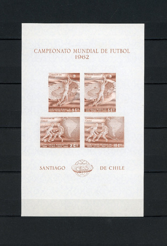 Sellos De Chile. Campeonato Mundial De Fútbol De Chile 1962.