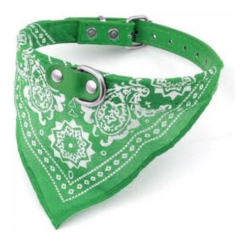 Collar Con Bandana - Verde Oscuro - Talla S