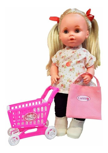 Muñeca Cariñito Maricela Vamos Al Supermercado 6 Frases