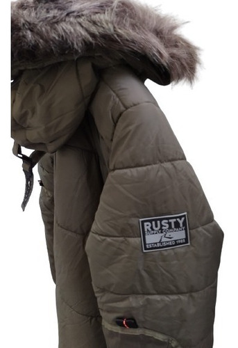 Imagen 5 de 10 de Campera Parka Tech Rusty Nordical Importada /potenza Shop