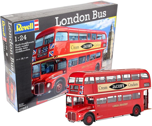 Kit de montaje de autobuses Revell London, 1/24, 391 piezas 07651