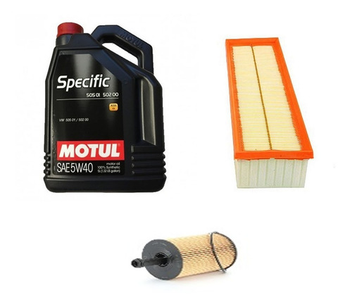 Kit 2 Filtros Originales Vw Vento 1.9 Tdi Motul Specific 505