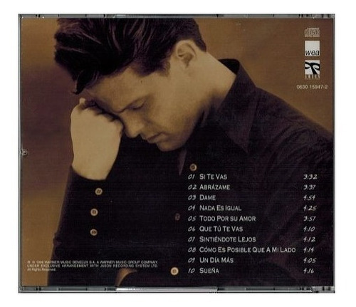 Luis Miguel - Nada Es Igual - Disco Cd (10 Canciones)