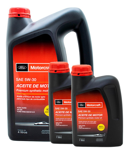 Kit De Aceite Motorcraft 5w30 Sintético Ford Focus X 6 Lts.