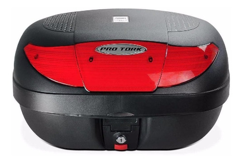 Imagem 2 de 6 de Bau Tork 45 Litros + Bagageiro Cg Titan 150 2006 Preto Polim