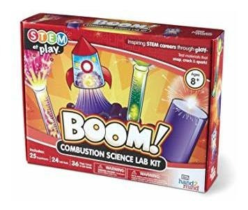 Stem At Play Boom! Kit De Laboratorio Científico De Combusti