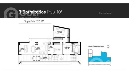 Vendo Apartamento 2 Dormitorios Con Patio, Parrillero Exclusivo, Garage Opcional, Punta Carretas