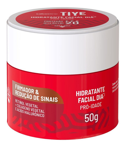 Hidratante Facial Dia Fps 20 Tiye Pró-idade 50g - Salon Line