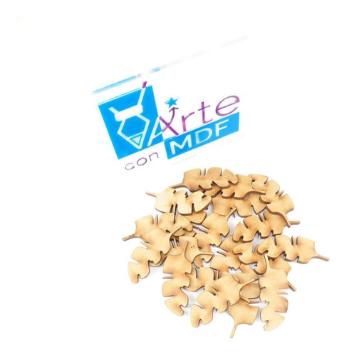Imagen 8 de 10 de Paquete 100 Pluma Lta Para Scrapbook Madera Mdf Manualidades