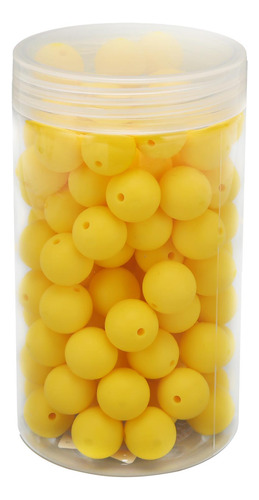 Perlas De Silicona De 15 Mm, 105 Piezas, Redondas, Sueltas,