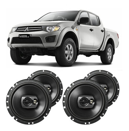 Falante L200 Triton 2005 A 2016 200w Rms Automotivo