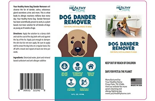 Spray Natural Para Eliminar Caspa De Perro Y Aliviar Alergia