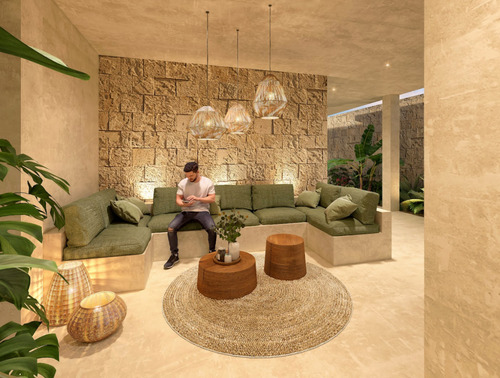 Departamento En Pre-venta En Hama Beach Condo , Mahahual.