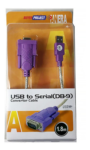 Cable Adaptador Usb A Serial Rs232 Db9 Hembra 1.8m Efectivo