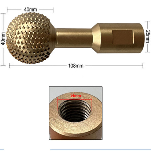 Esfera Rebaño , Herramienta De Talla De Interfaz De 14 Mm
