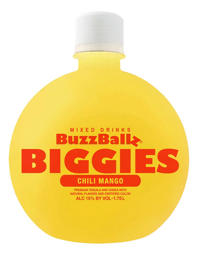 Cócteles Buzzballz Biggies 3 Unidades De 1750 Ml