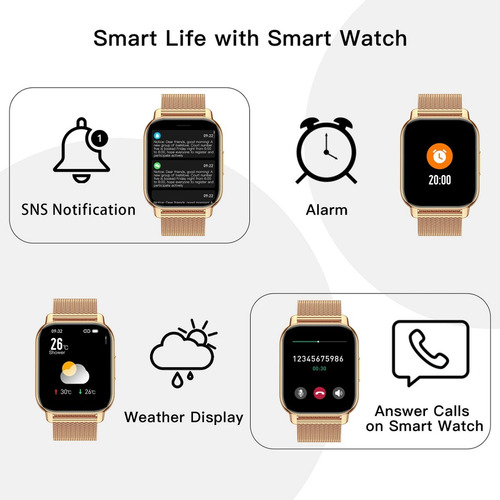 Reloj Inteligente Para Mujer Reloj Inteligente Con Llamada