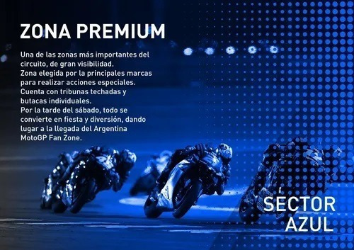 Imagen 2 de 5 de Par De Entradas Motogp (tribuna Valentino Rossi)