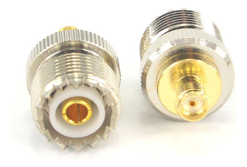 Adaptador Coaxial 2pcs Rf So239 Sma Hembra A Conector De