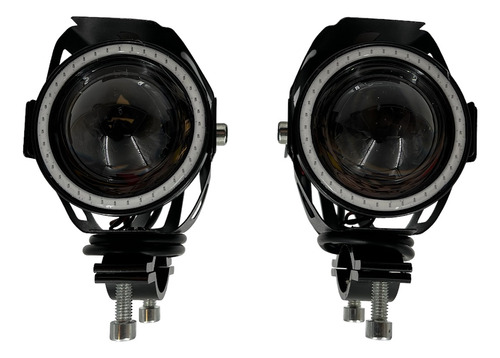 Kit Camineros Led 5w Ojo De Angel Con 1 Interruptor Moto