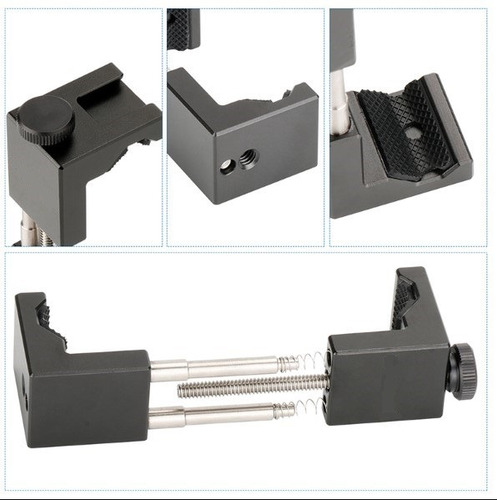 Soporte Adaptador iPhone Trípode Microfono Led Zapata 1/4