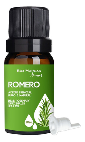 Aceite Esencial Puro Y Natural De Romero 10ml - Terapéutico