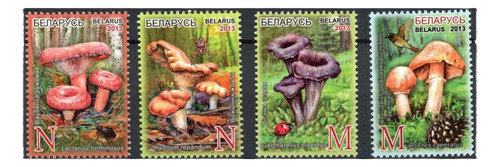 2013 Flora- Hongos Y Setas- Bielorrusia (sellos) Mint