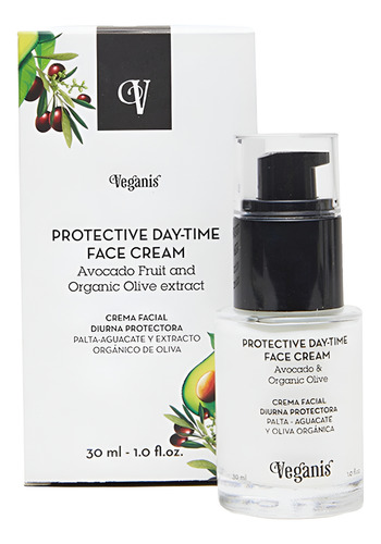 Crema de Día Antiage Facial Veganis de 30mL
