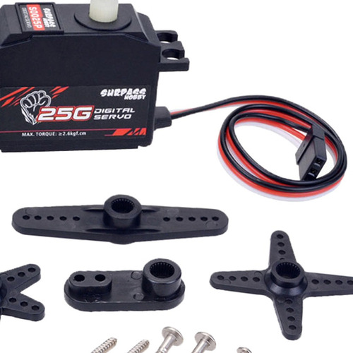 Servo Digital De Par De Velocidad 25g Para 1:12 Rc S0025p