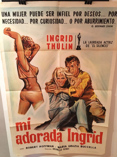 Afiche De Cine Original Original - Mi Adorada Ingrid