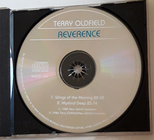 Terry Oldfield Cd Reverence (sin Carátulas)