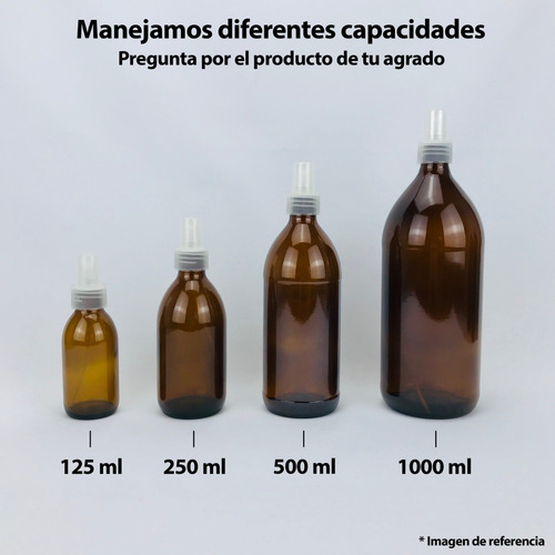 Frasco Atomizador Pluma 5 Ml Vidrio Ámbar Spray 10pz